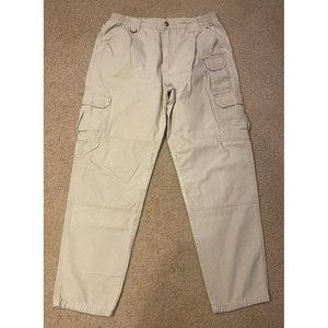 5.11 Tactical Khaki Cargo Pants Womens Size 14 100% Cotton Style 64355